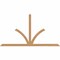 Ekena Millwork Richland Timber Gable Bracket, Western Red Cedar, 96"W x 52"H x 3 1/2"D x 3 1/2"F, 13/12 Pitch GBW096X52X0404RIC00SWR - alternate 1